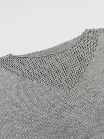 Color-block knit sweater – women