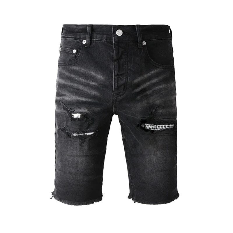 The Drake Distressed Denim Shorts