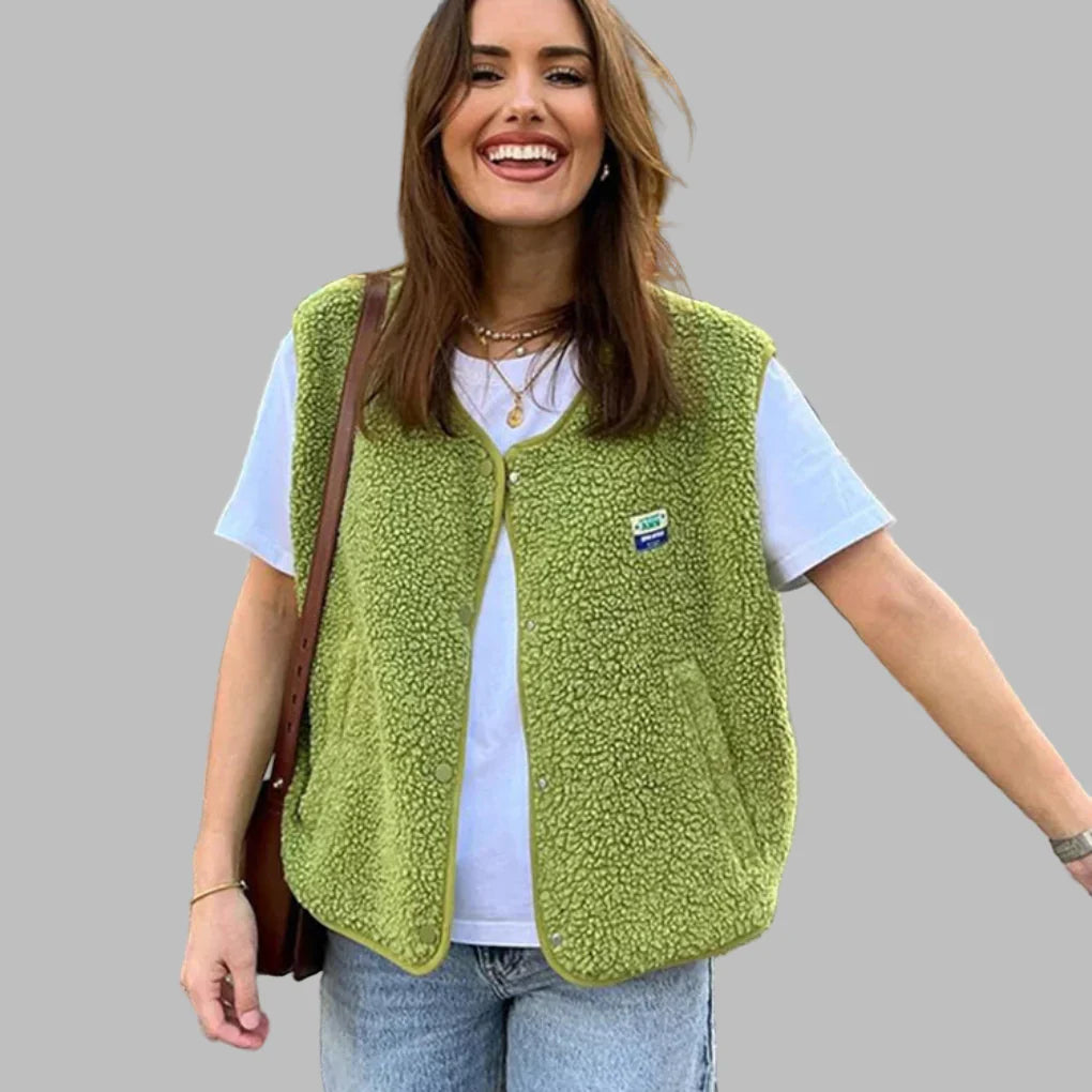 Premium lambswool vest – women