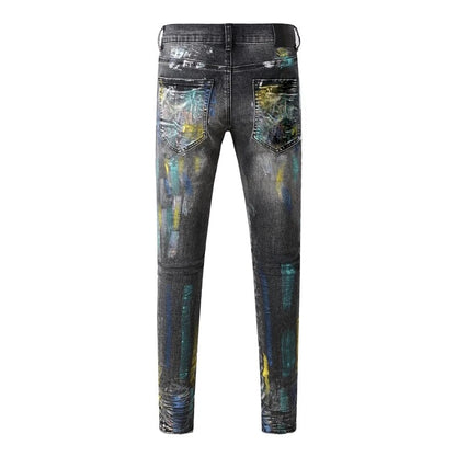 The Callan Denim Biker Jeans