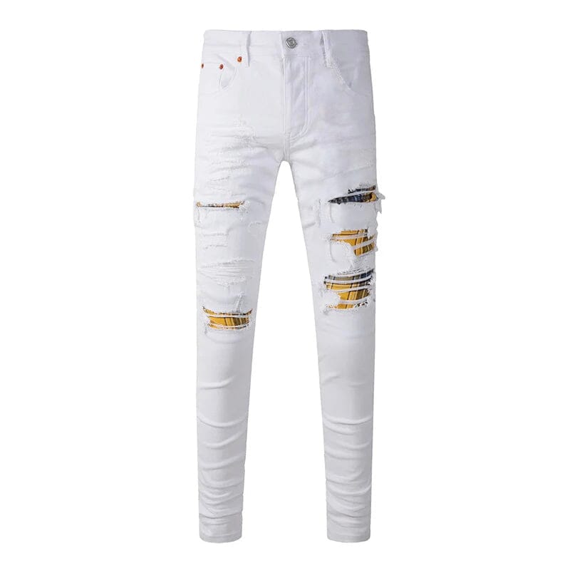 The Rooke Distressed Biker Jeans