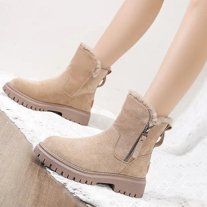 Jayleen velvet plush winter boots – women