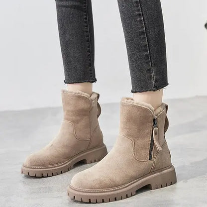 Jayleen velvet plush winter boots – women