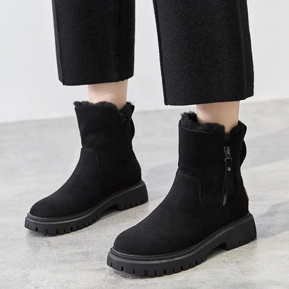 Jayleen velvet plush winter boots – women