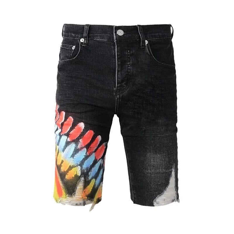 The Valor Distressed Denim Shorts