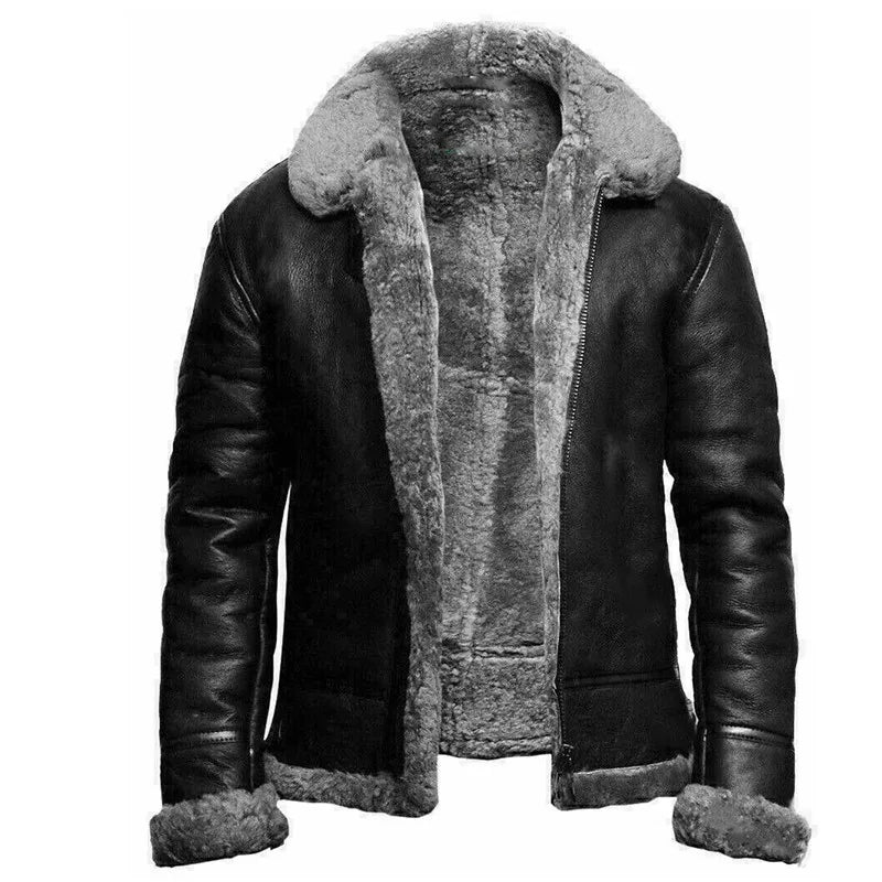 Johann's stylish leather jacket – timeless men's design made of genuine leather
