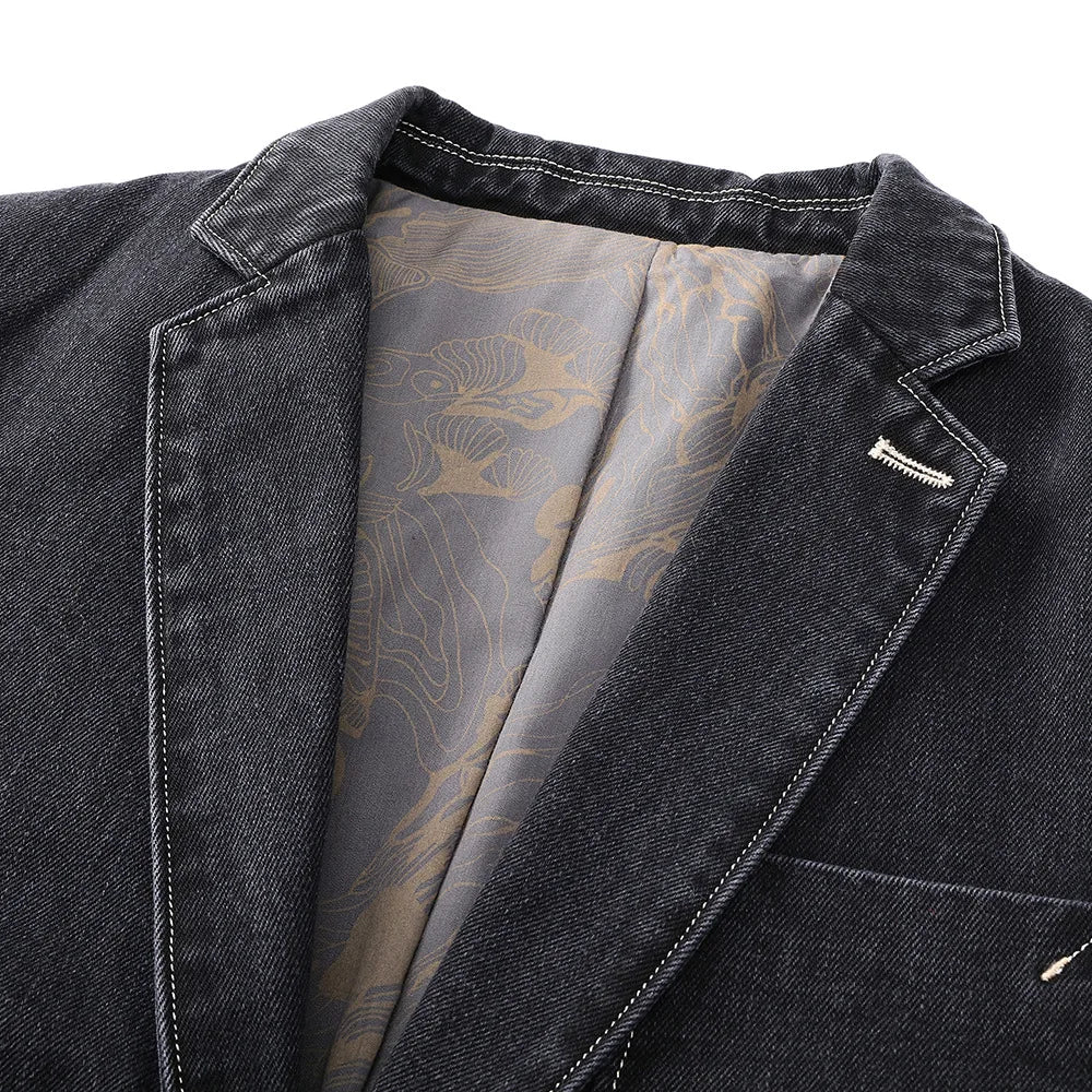 Diego casual denim blazer – men