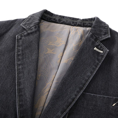 Diego casual denim blazer – men