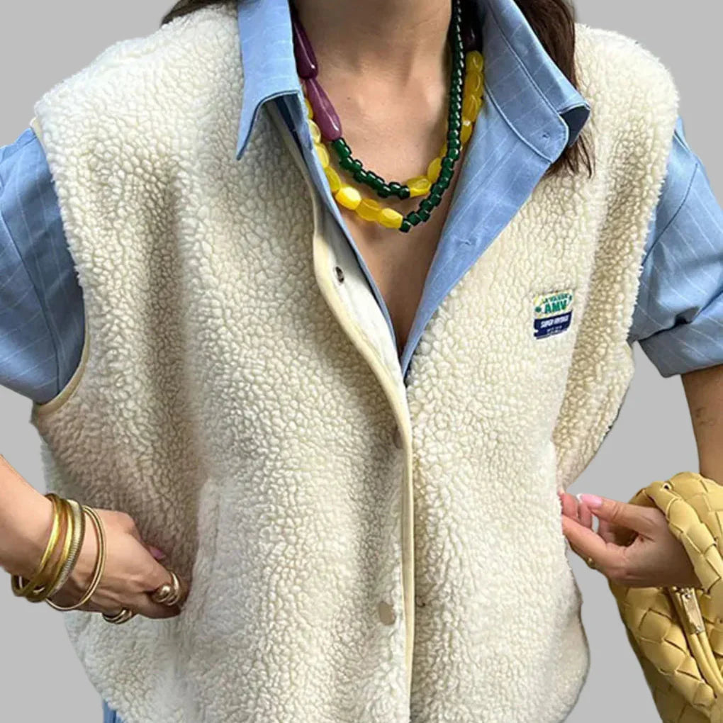 Premium lambswool vest – women
