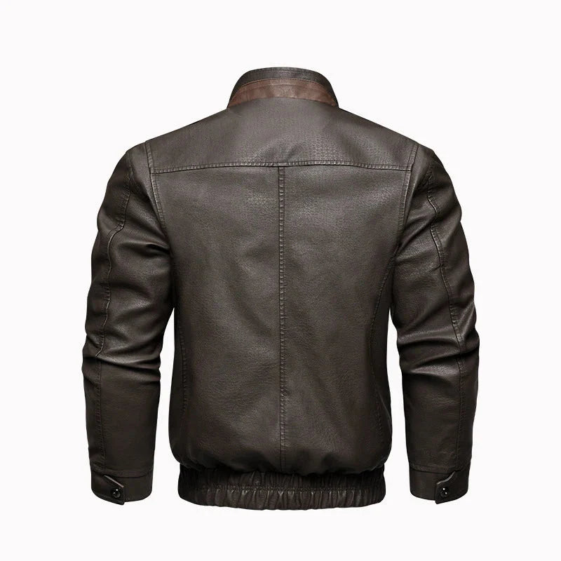 The Braxton Faux Leather Jacket