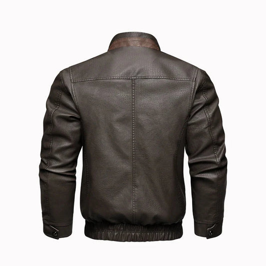 The Braxton Faux Leather Jacket