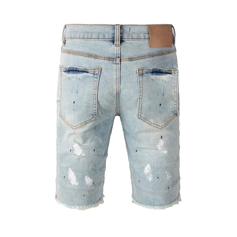 The Maddox Distressed Denim Shorts