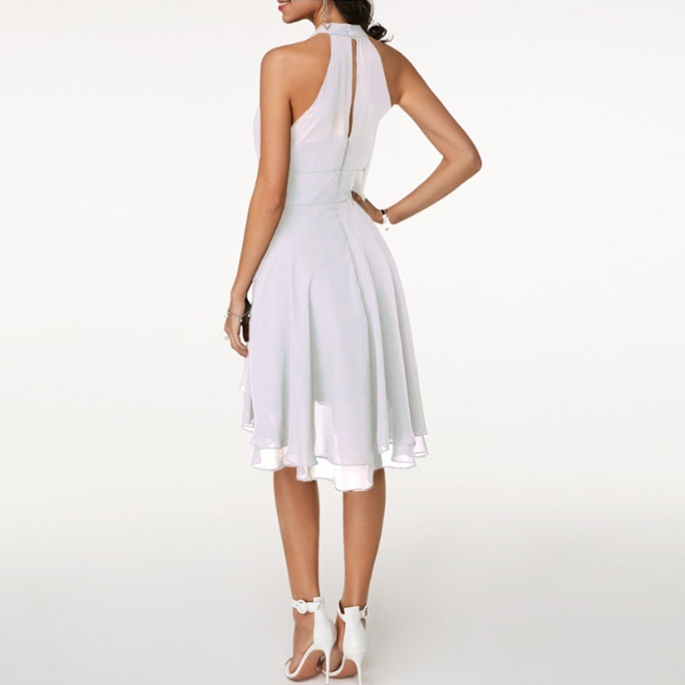 Stylish dress with charming ruffles - Ashley