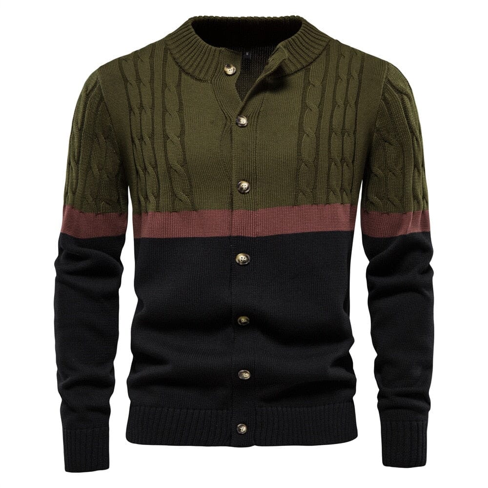 The Archie Slim Fit Knitted Cardigan - Multiple Colors