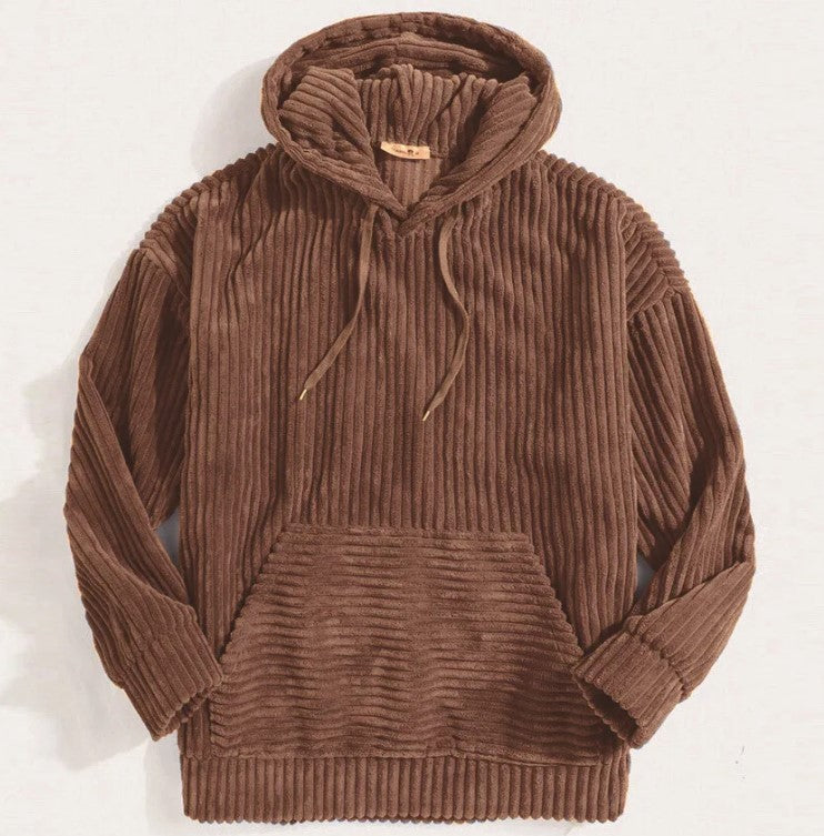 Jare - high-quality corduroy hooded jacket for men
