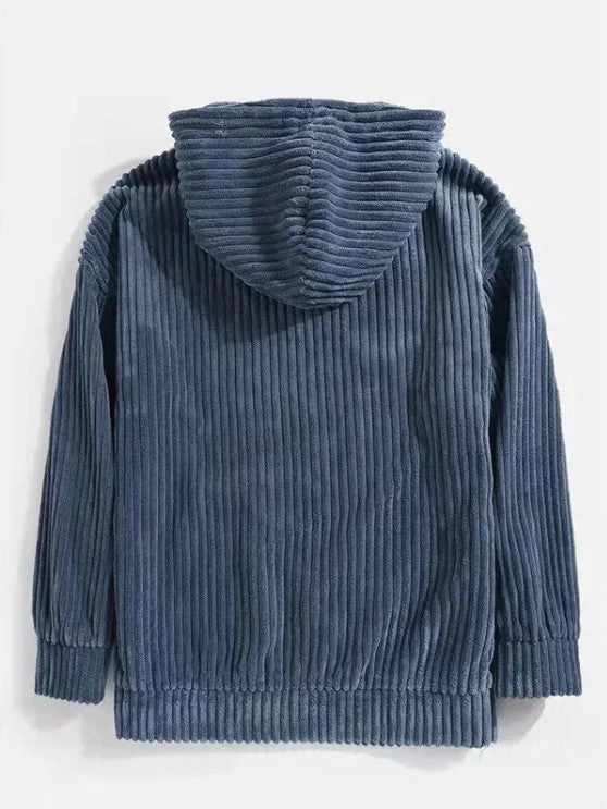 Jare - high-quality corduroy hooded jacket for men