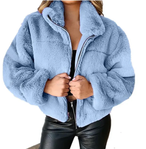 Stylish winter fashion teddy jacket for women - Jana
