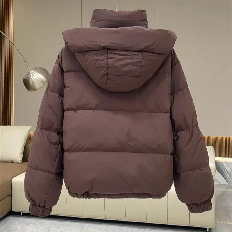 Lena casual cotton puffer jacket – women
