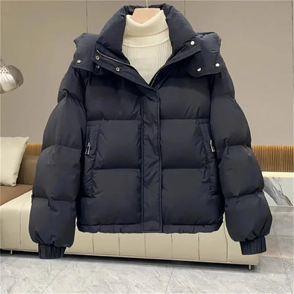 Lena casual cotton puffer jacket – women