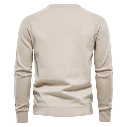 The Jasper Slim Fit Knitted Pullover Sweaters - Multiple Colors