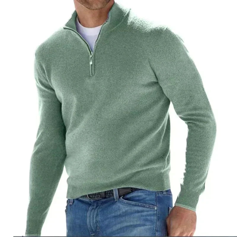 Tom Polo - Stylish zipper sweater for men (Italian design)