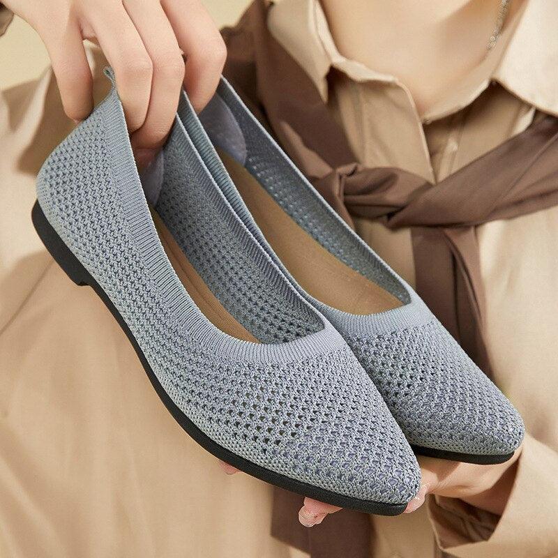 Sophie - gray orthopedic ballet flats