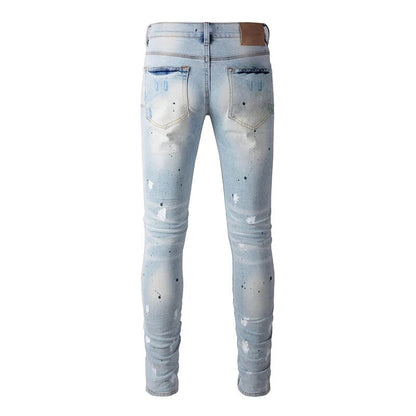 The Highlander Distressed Biker Jeans