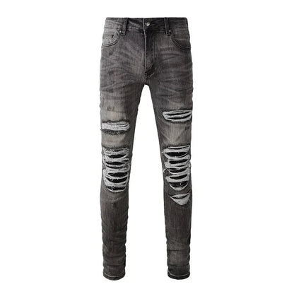 The Blackwell Distressed Biker Jeans