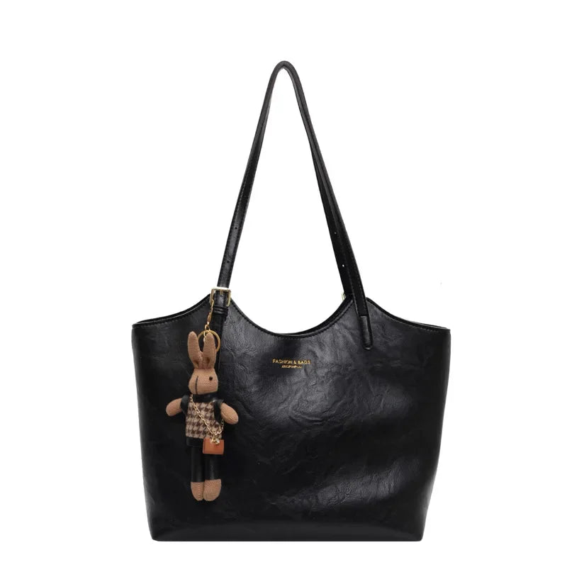 Sienna retro shoulder tote bag in a vintage look