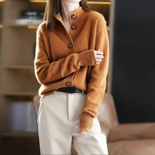 Women's long-sleeved casual sweater – comfortable for everyday wear and weekends