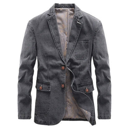 Diego casual denim blazer – men