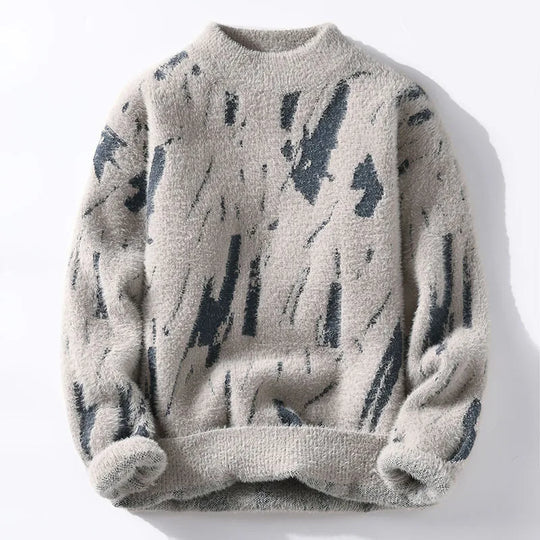 Nash – classic knit sweater with textured pattern