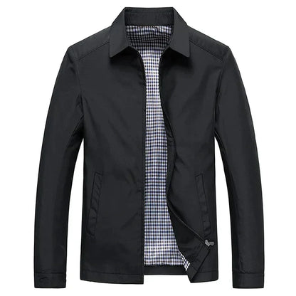 Casual transitional jacket for men with long sleeves – light protection