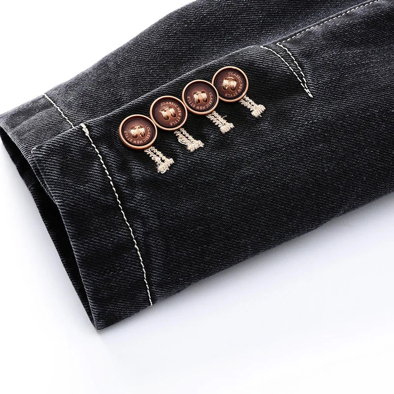 Diego casual denim blazer – men