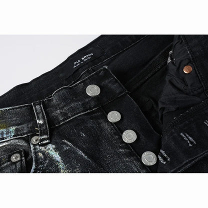 The Callan Denim Biker Jeans