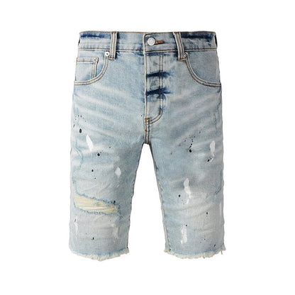 The Maddox Distressed Denim Shorts