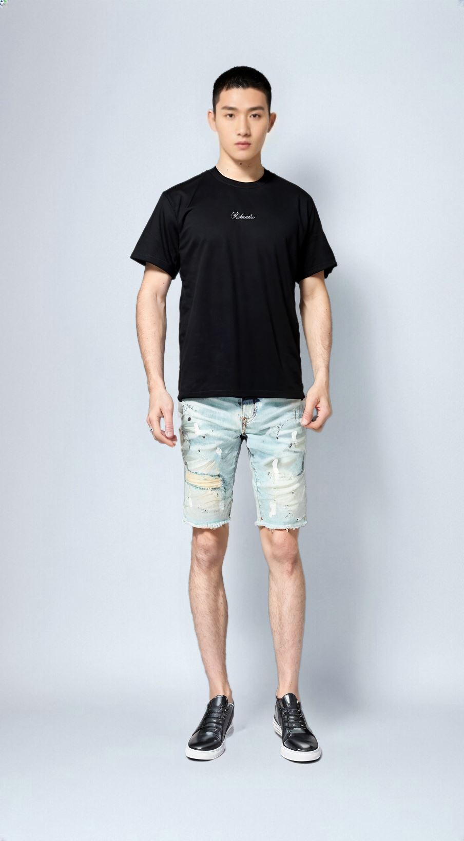 The Maddox Distressed Denim Shorts