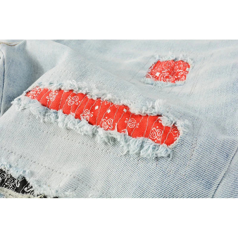 The Ragnar Distressed Denim Shorts