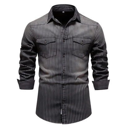 The Elliot Slim Fit Long Sleeve Shirt - Multiple Colors