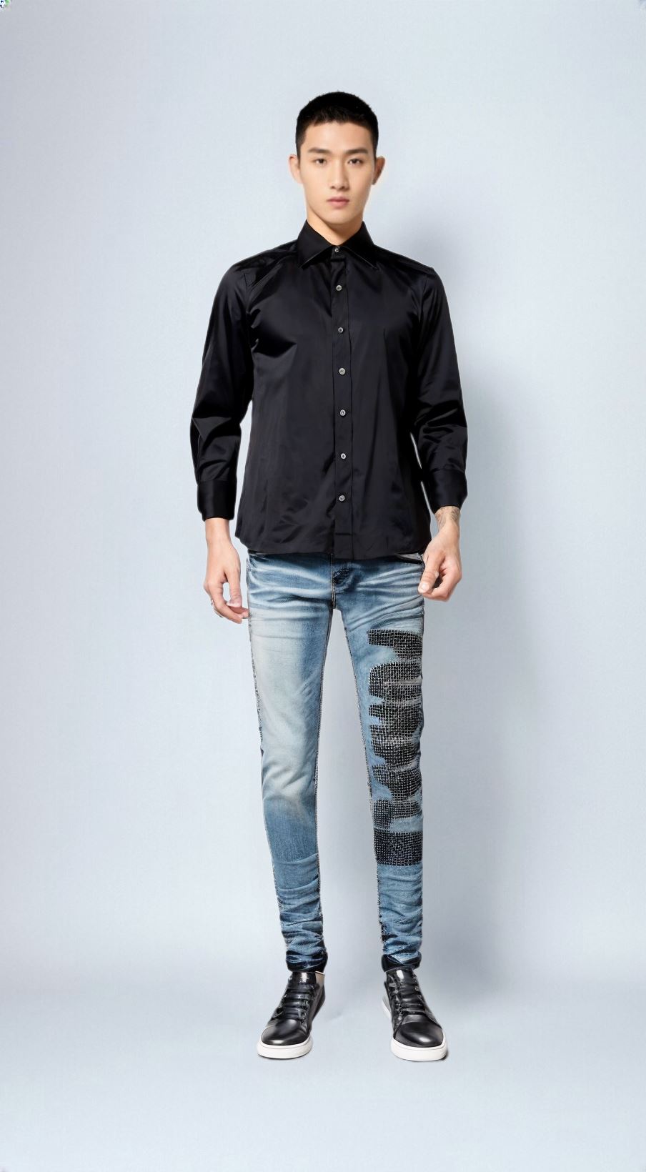 The Wayfarer Distressed Denim Jeans