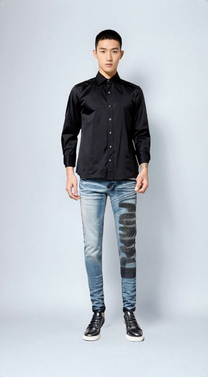 The Wayfarer Distressed Denim Jeans