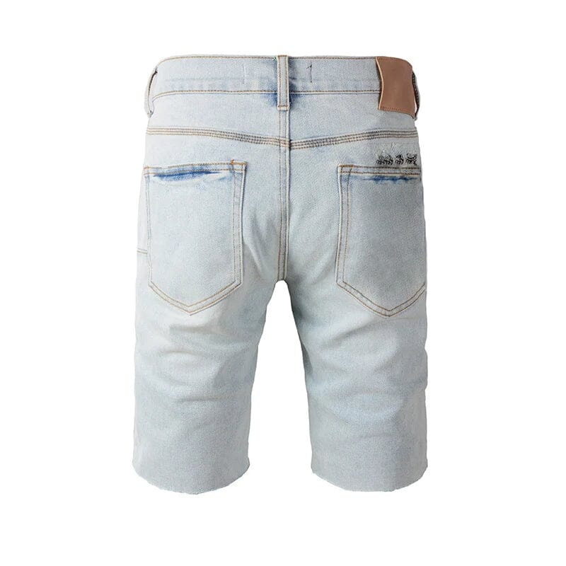 The Ragnar Distressed Denim Shorts