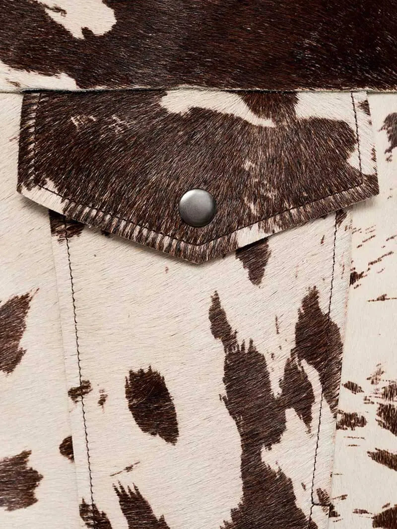 Nova suede cowhide jacket – modern leather look with a suede finish