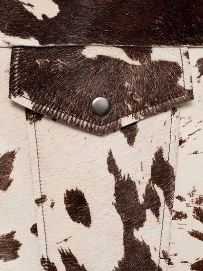 Nova suede cowhide jacket – modern leather look with a suede finish