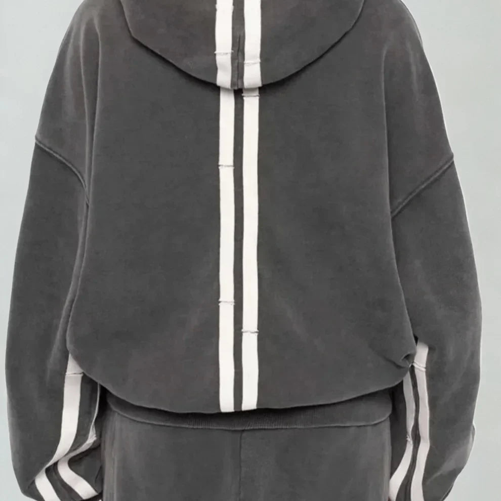 Men’s printed zip-up hooded jacket – men