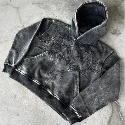 Men’s printed zip-up hooded jacket – men