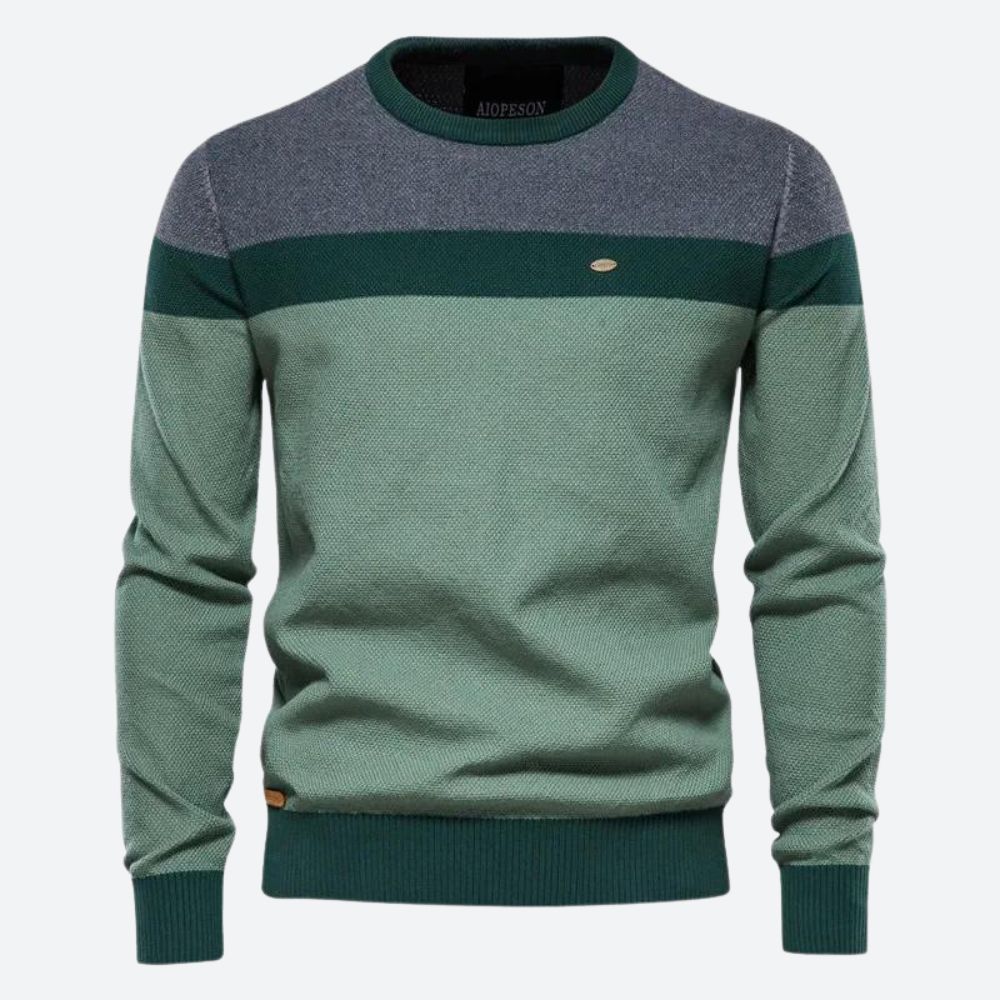 Men's sweater with round neck - Tilo