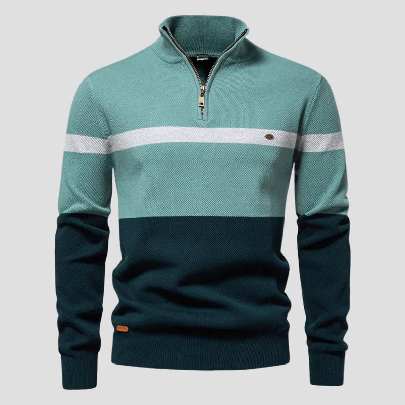 Men's cotton sweater, classic and comfortable