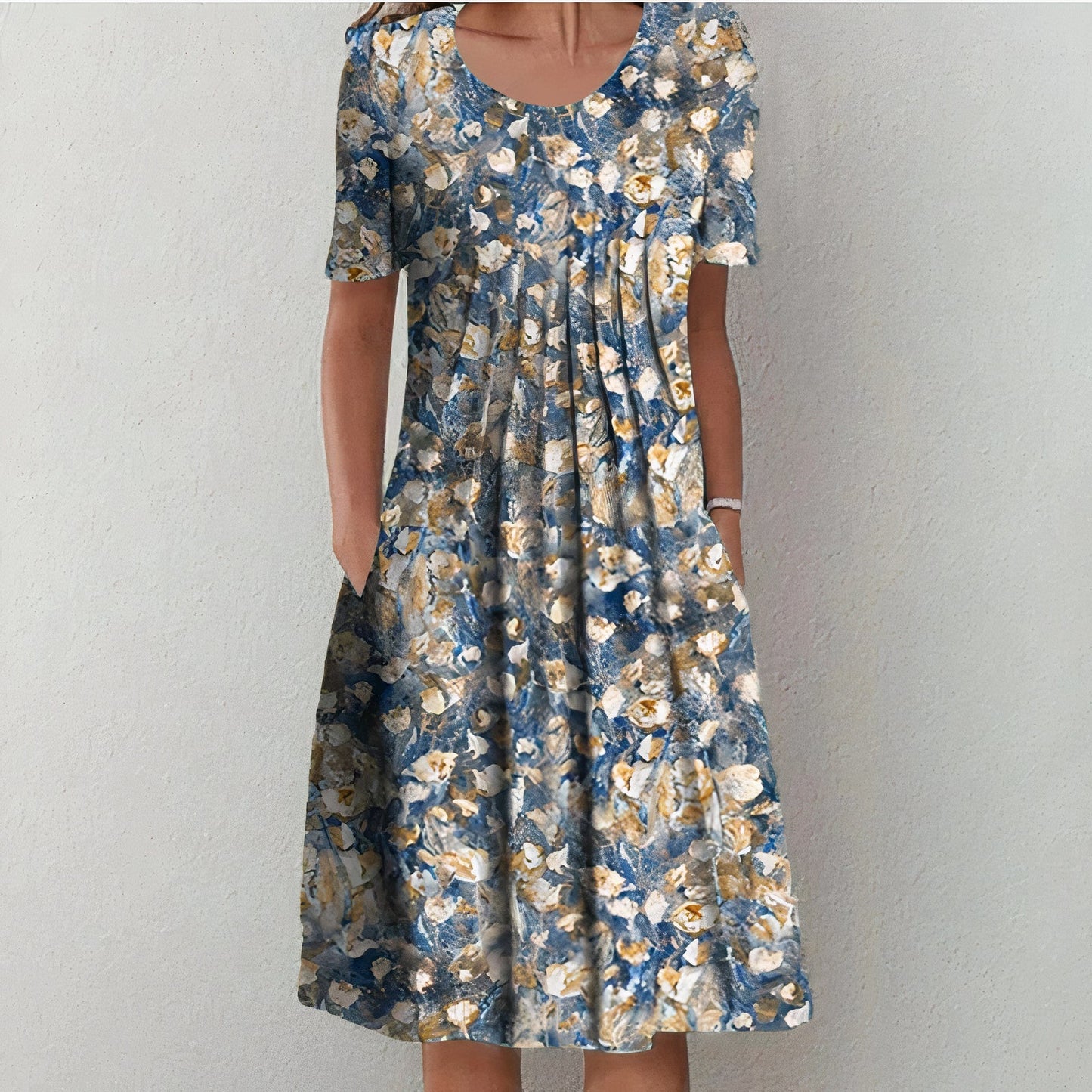 Elegant cotton dress - Ulla