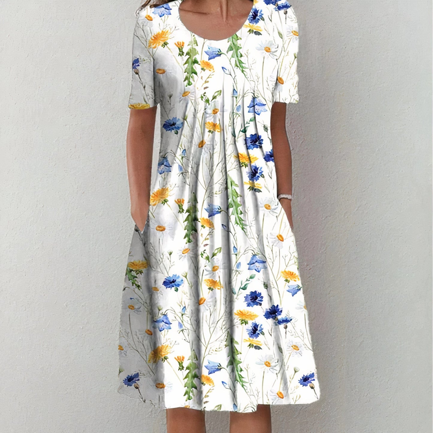 Elegant cotton dress - Ulla